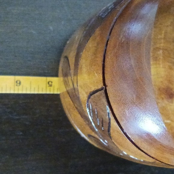 Mortar & Pestle/Wooden from Martinique Hand Carved 7x4.5 - Picture 12 of 16